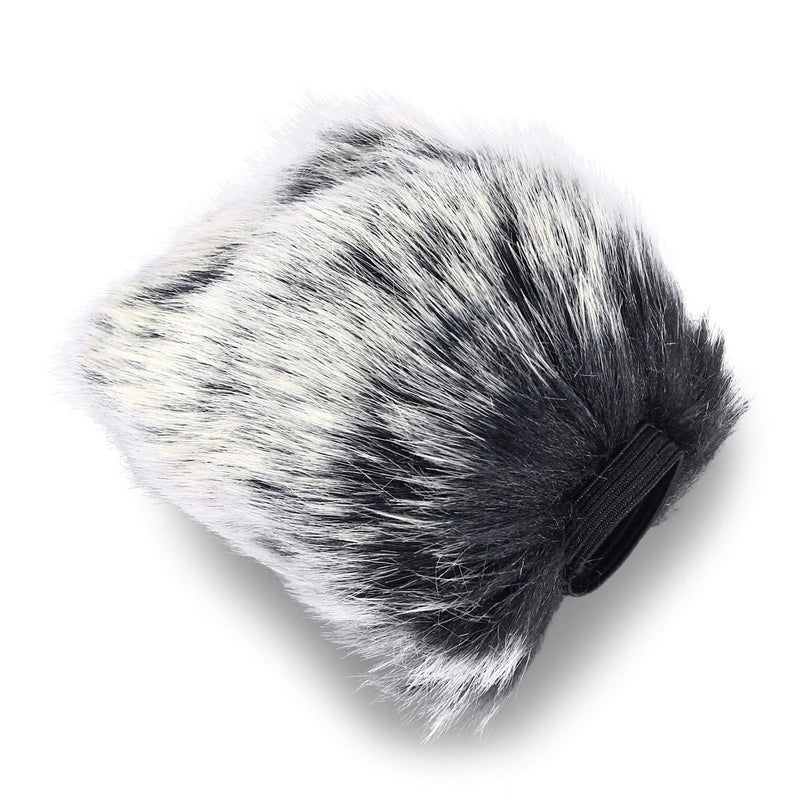 SUNMON Microphone Furry Windscreen Compatible with Shure A2WS,Muff Windshield Windjammer Deadcat for SM57 and 545 Series - Image 4